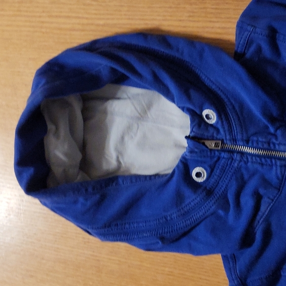 Lululemon Hooded Jacket Size 4 Dark Blue - Picture 4 of 8